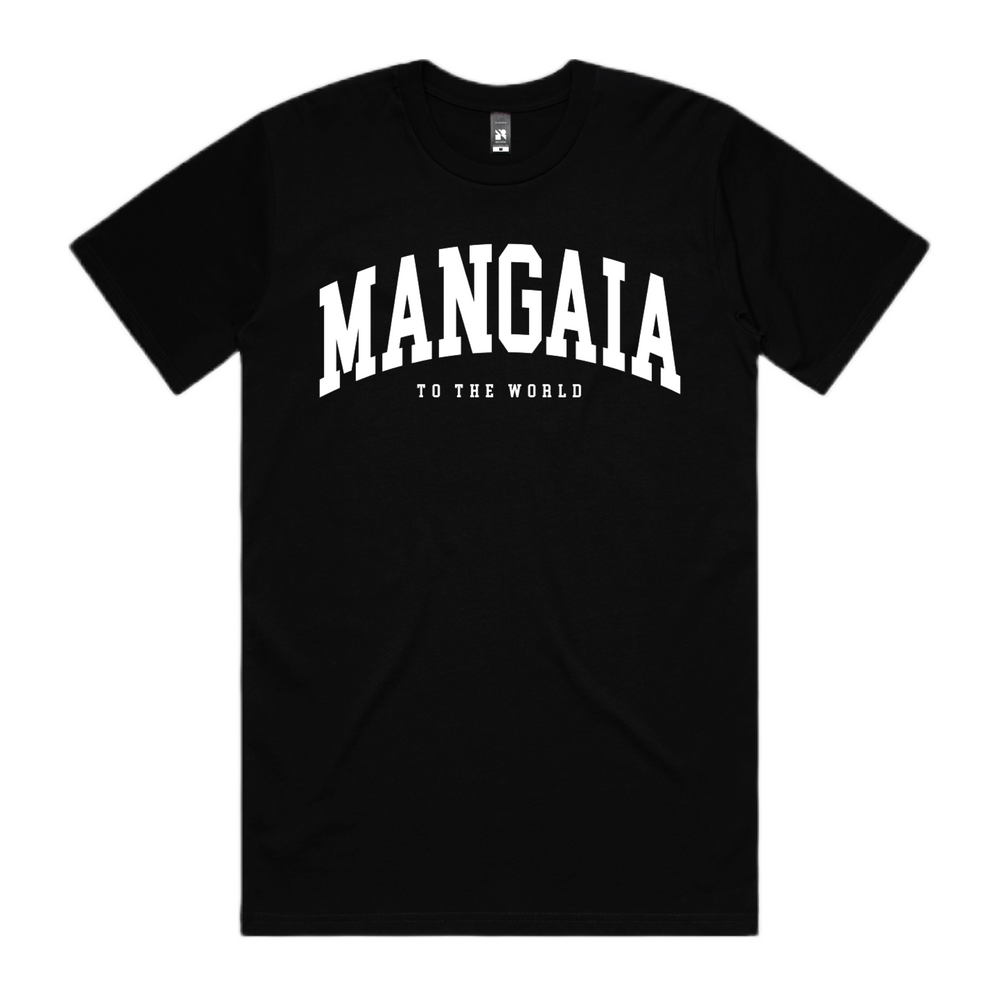 Black Mangaia to the World Tee